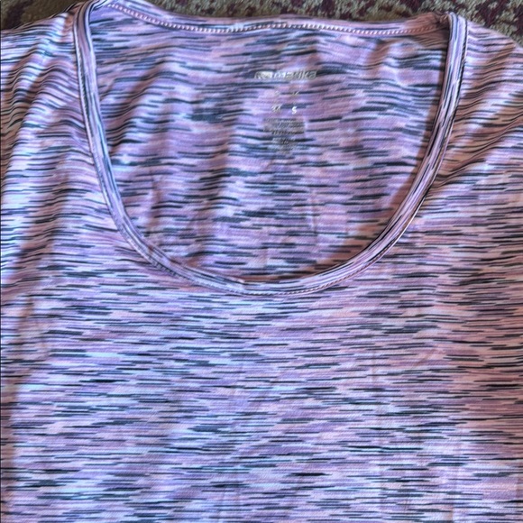 Marika White and Pink Fitted Muscle Tee - Picture 5 of 5